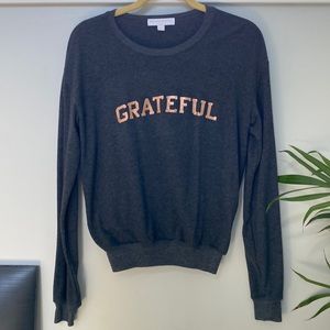 Spiritual gangster “grateful” sweatshirt, size small